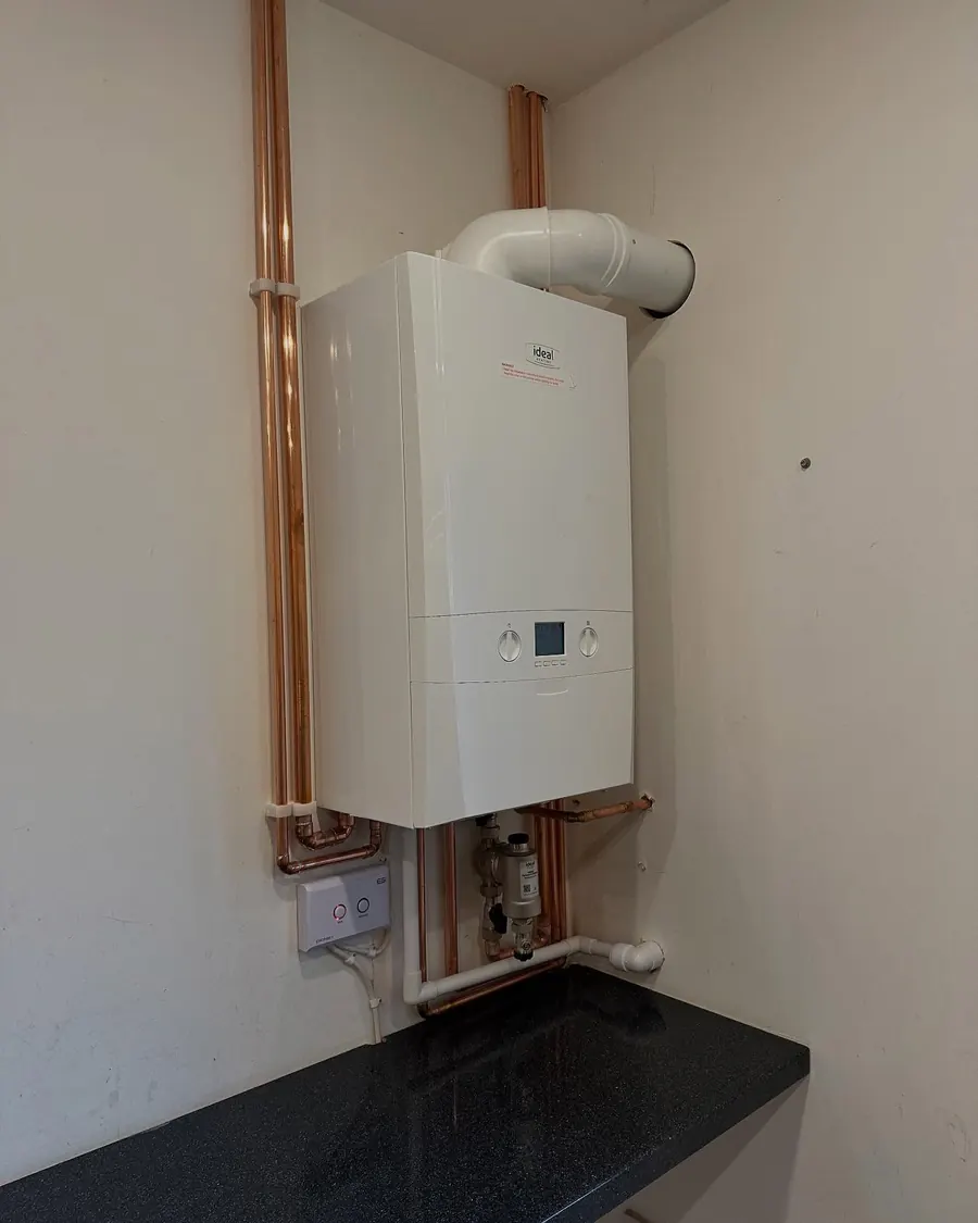 A new combi replacing an old Powermax boiler, fitted by Addisons